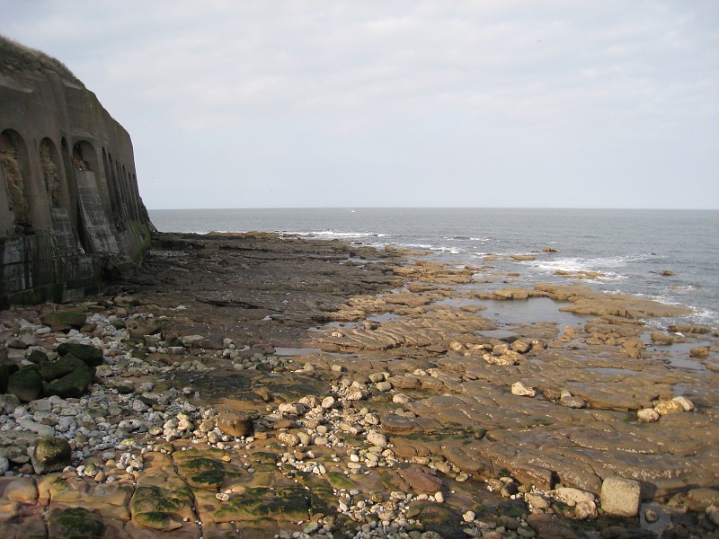 2011 UK England Newcastle  0275.jpg - A visit to Newcastle in the UK, April 2011. The first day was getting there, seeing downtown, shopping, "The Keep", the Grand Hotel, and the coast.